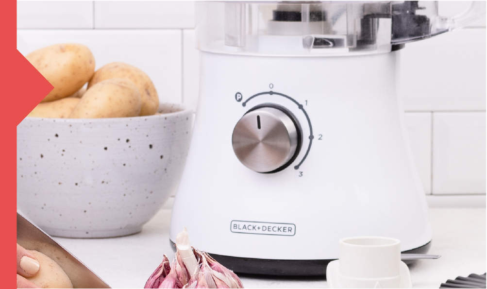 Procesadora y licuadora black & decker shop 1.5 lts 750w 3 velocidades fp1002j